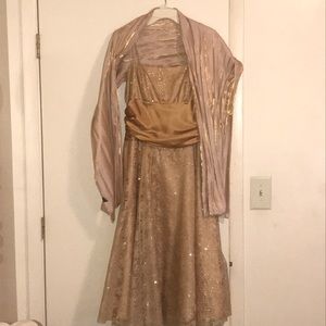 Beautiful prom or formal gown